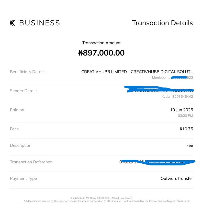 Product sales screenshot